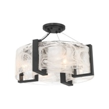 Minka-Lavery 3614-66A - Cloud Break 4 Light Semi Flush