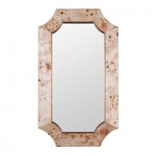 Varaluz 449MI26B - Farra 26x44 Wall Mirror - Poplar Burl/Weathered Brass