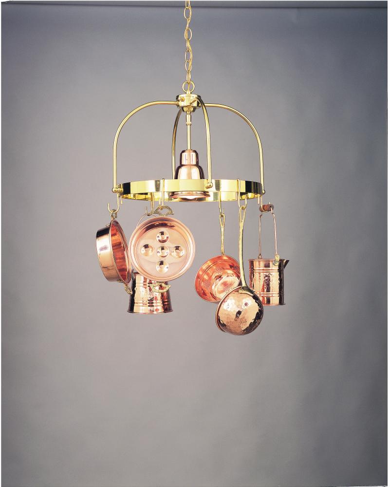 1-LIGHT POT RACK