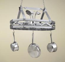 Hi-Lite MFG Co. H-60Y-D-BK01 W/CI - NO LITE POT RACK WITH COPPER INSERT