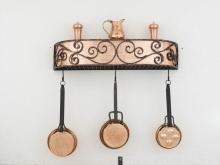 Hi-Lite MFG Co. H-90-46Y-B-BK01 W/CI - Wall Rack W/Copper Insert