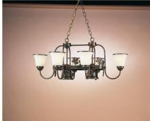Hi-Lite MFG Co. H-9136-D-66-SCAVO - 8-LIGHT POT RACK
