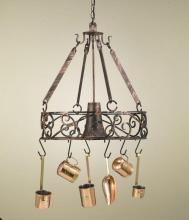 Hi-Lite MFG Co. H-91Y-D-113 MAR W/CI - 1- Lite Pot Rack W/Copper Insert