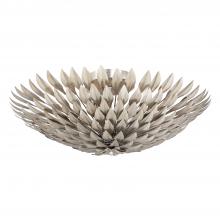 Crystorama 507-SA - Broche 24'' Antique Silver Semi Flush Mount
