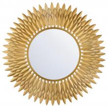 Crystorama BRH-M530-GA - Broche 30'' Antique Gold Mirror