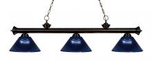 Z-Lite 200-3BRZ-ARDB - 3 Light Billiard
