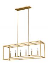 Generation Lighting 6634506-848 - Moffet Street Six Light Island Pendant
