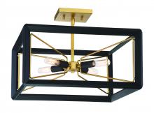 Minka Metropolitan N7853-707 - Sable Point- 4 Light Semi Flush