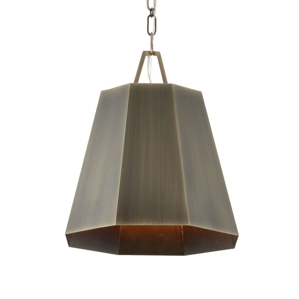 Uttermost Granada 1 Light Hexagon Pendant
